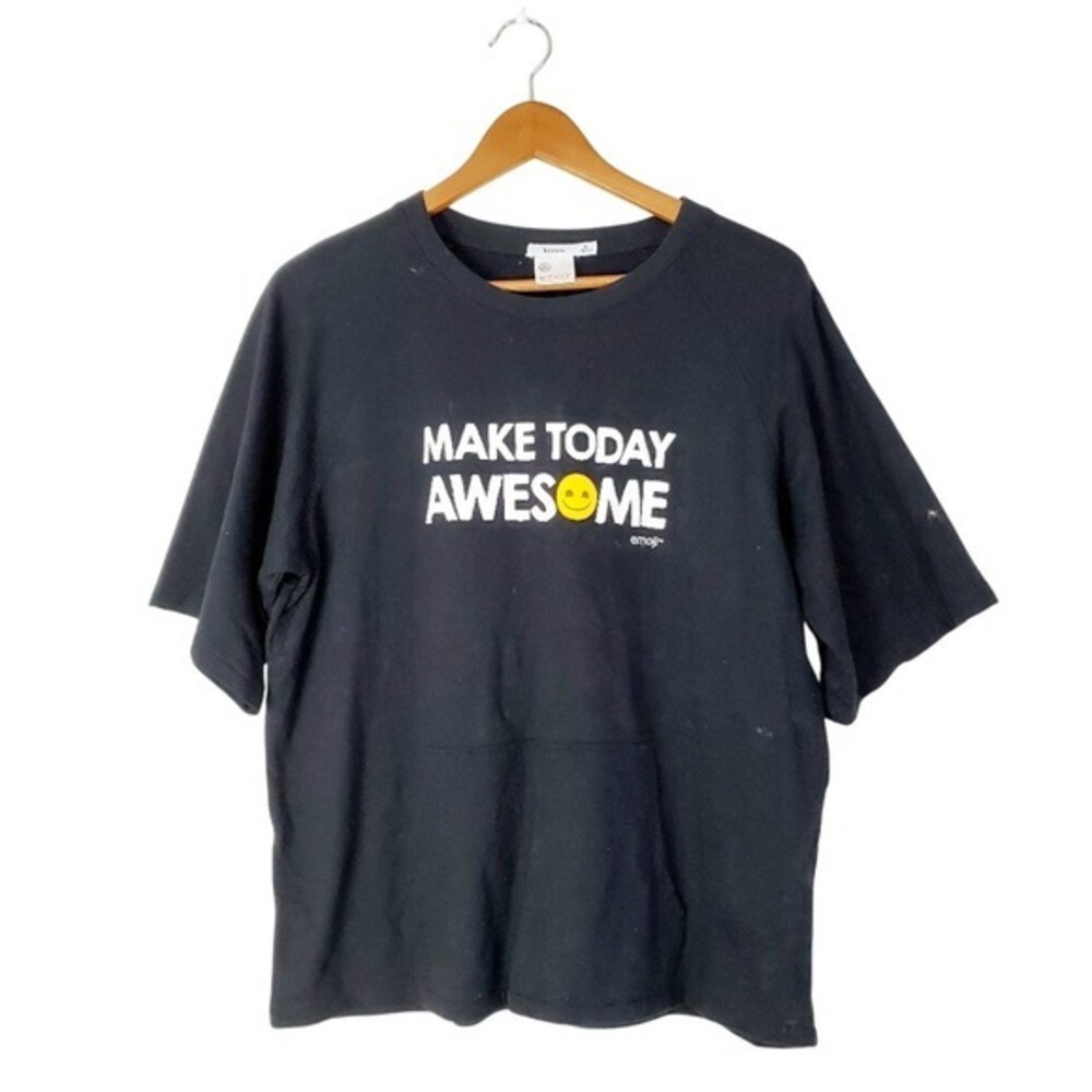 Bossini Emoji Tee‎ Top Make Today Awesome